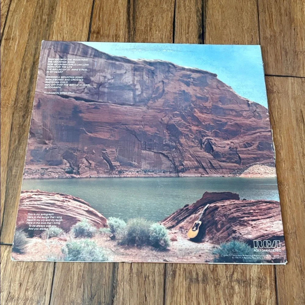 John Denver Autograph Vinyl LP Record 1980 - Picture 2 of 8